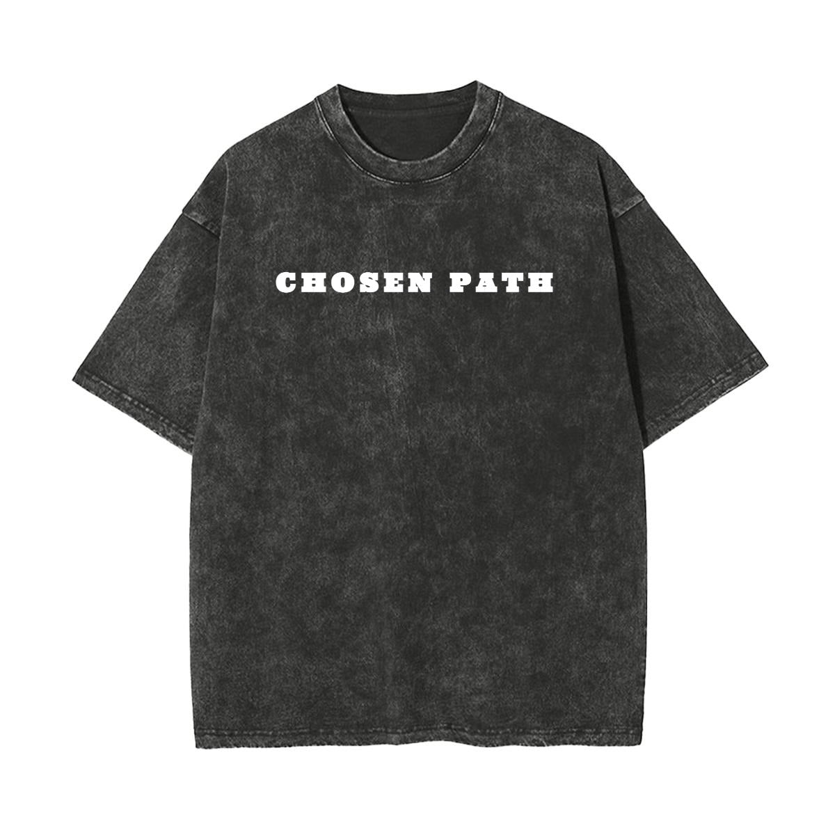 Unisex Heavyweight Washed T-shirt Printed in USA|250GSM Cotton DTG  Double-sided