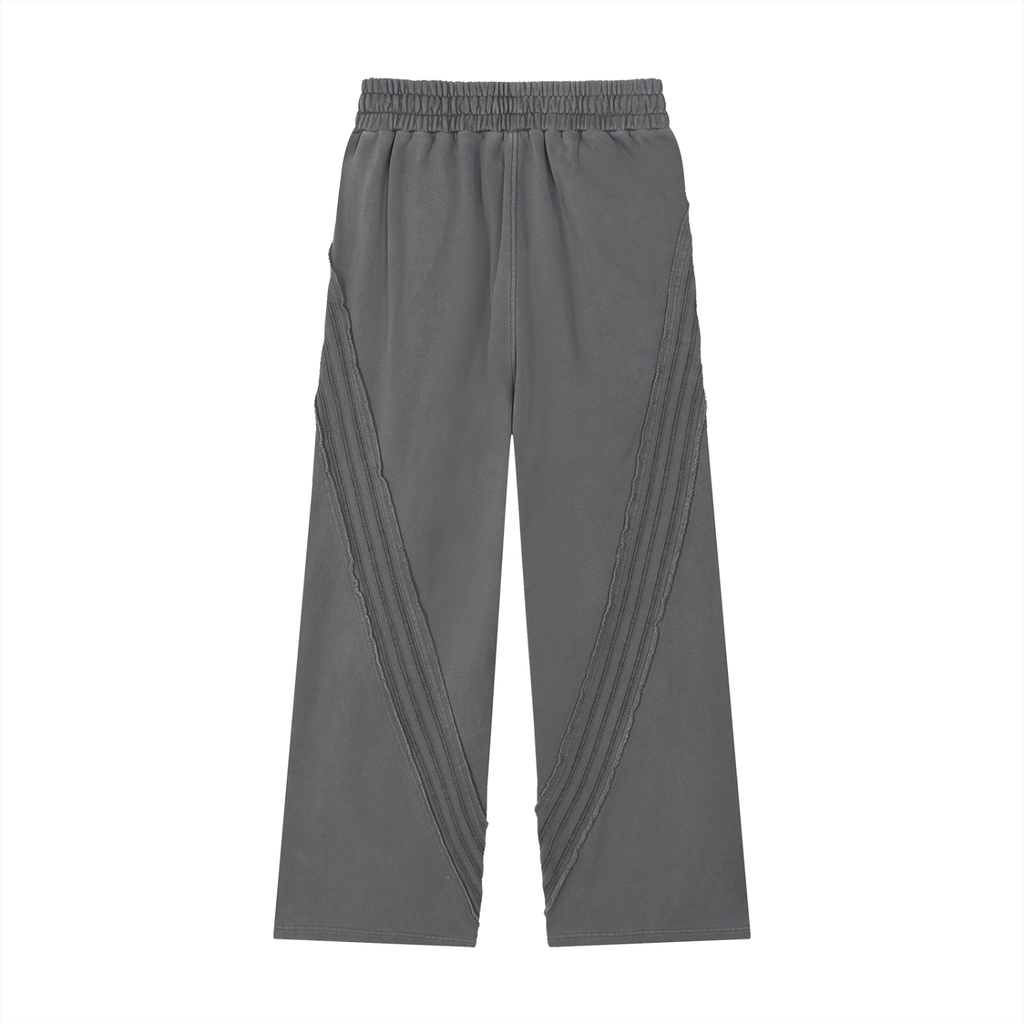 CHP- Snow Washed Tape Raw Edge Sweatpants