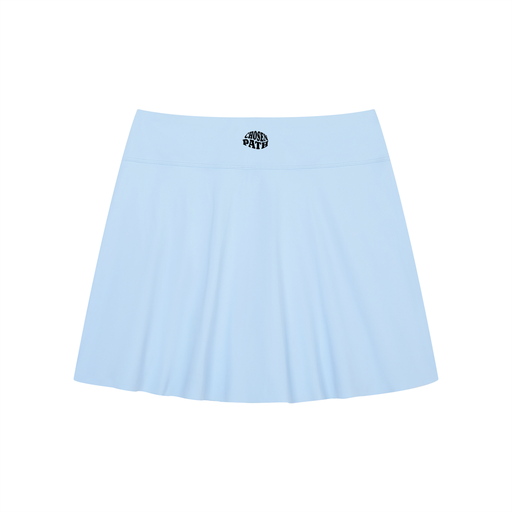 CHP Women's A-Line Contrast Panel Slit Skirt