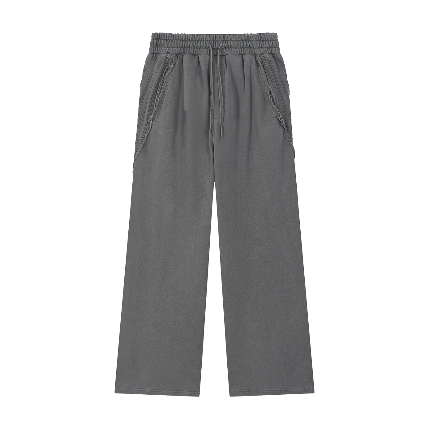 CHP- Snow Washed Tape Raw Edge Sweatpants