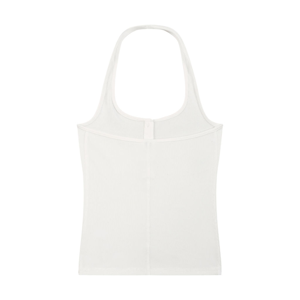 CHP-Women's Ribbed Henley Tank Top