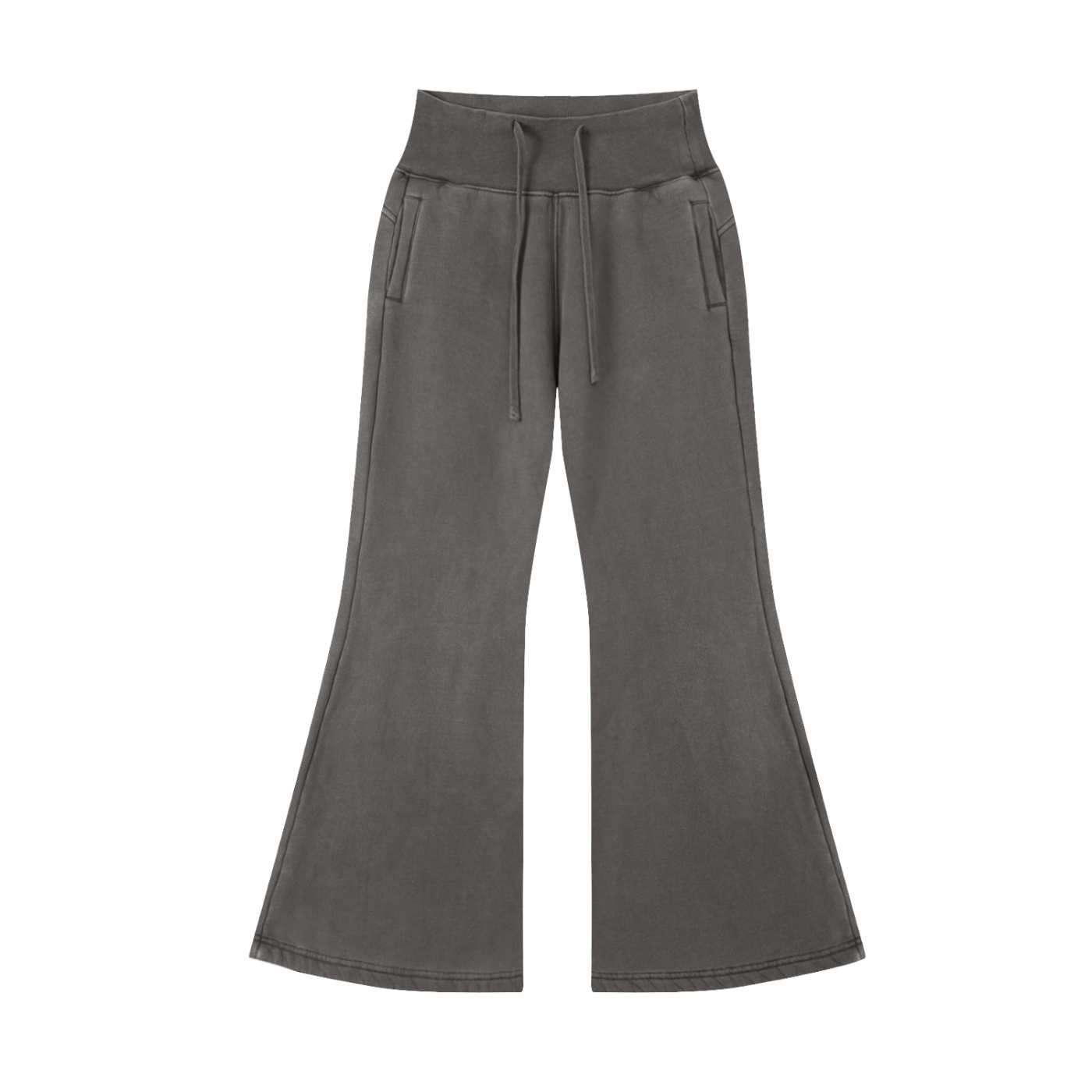 CHP-Vintage Washed Flared Fleece Pants