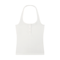 CHP-Women's Ribbed Henley Tank Top