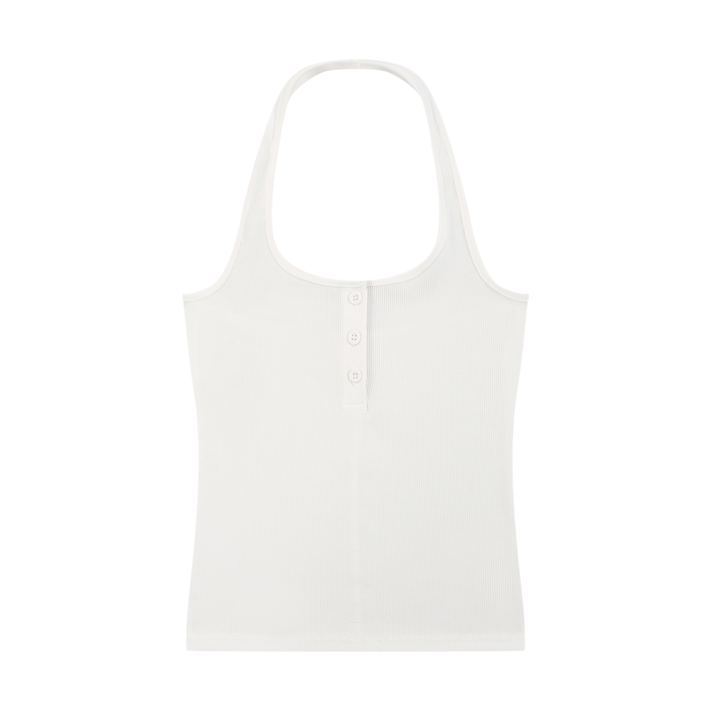 CHP-Women's Ribbed Henley Tank Top
