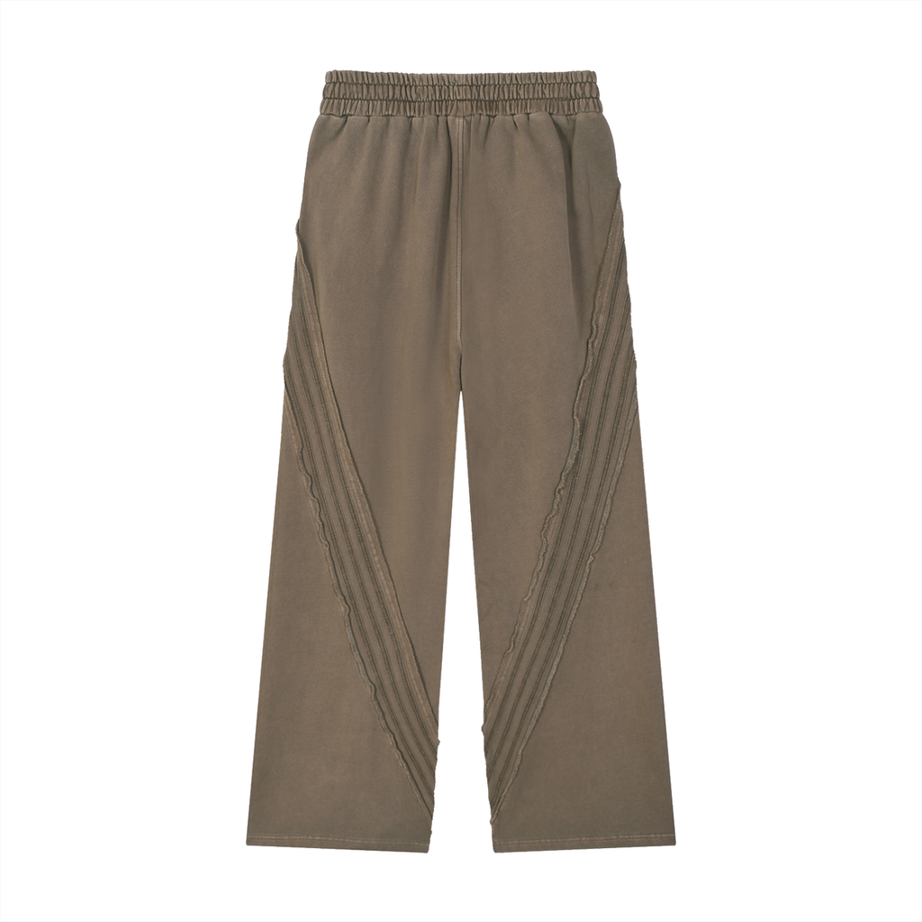 CHP- Snow Washed Tape Raw Edge Sweatpants