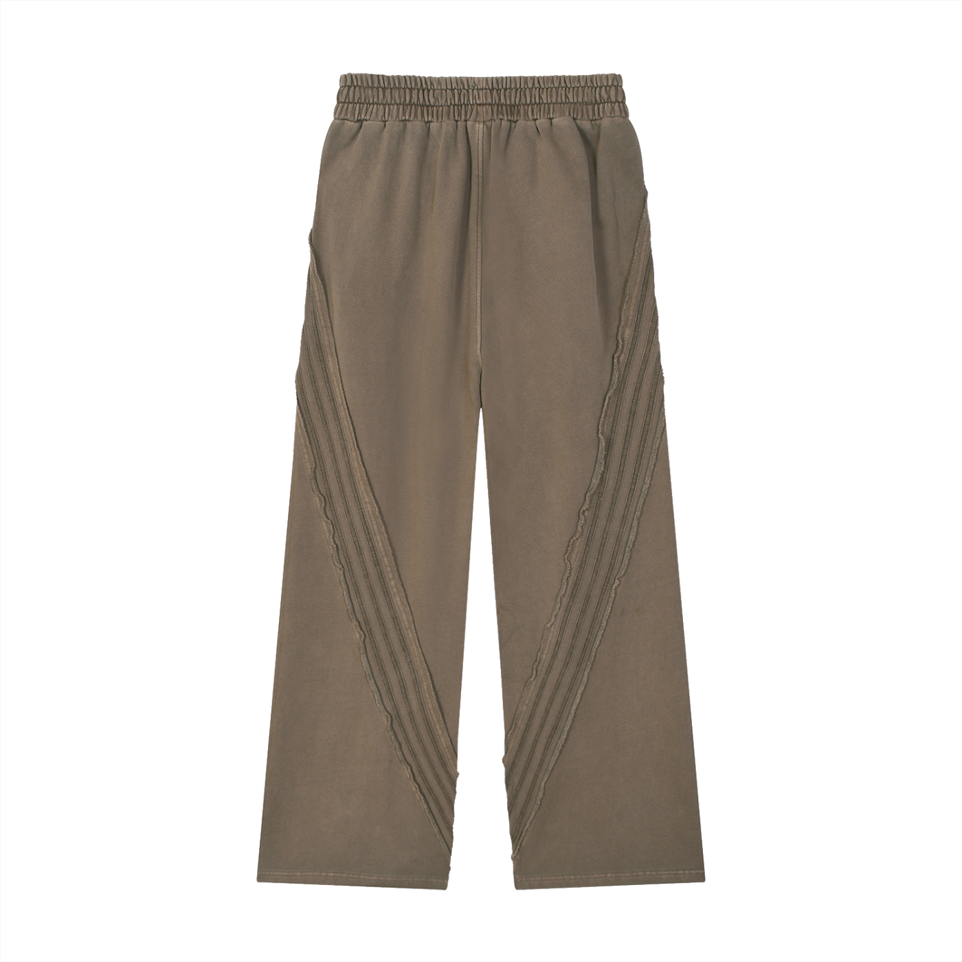 CHP- Snow Washed Tape Raw Edge Sweatpants