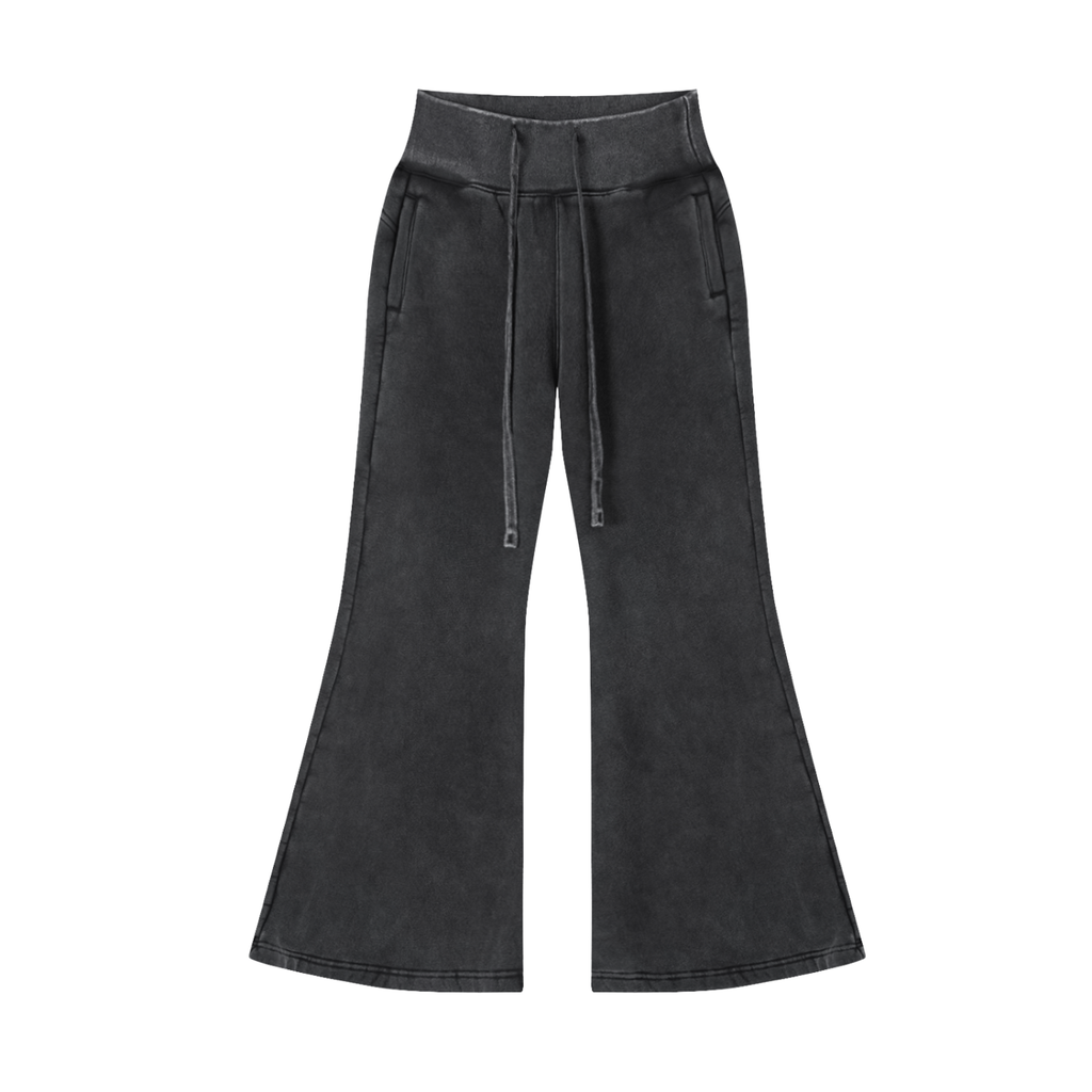 CHP-Vintage Washed Flared Fleece Pants
