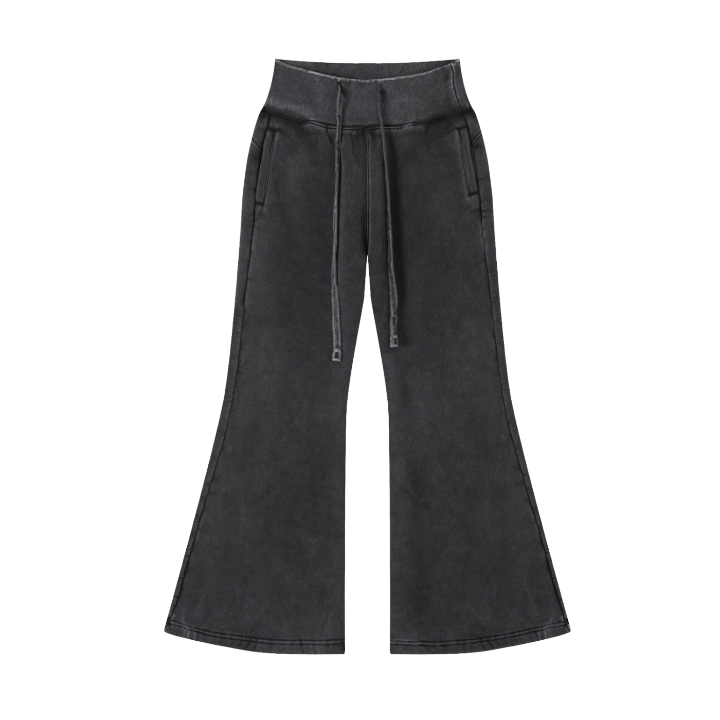CHP-Vintage Washed Flared Fleece Pants