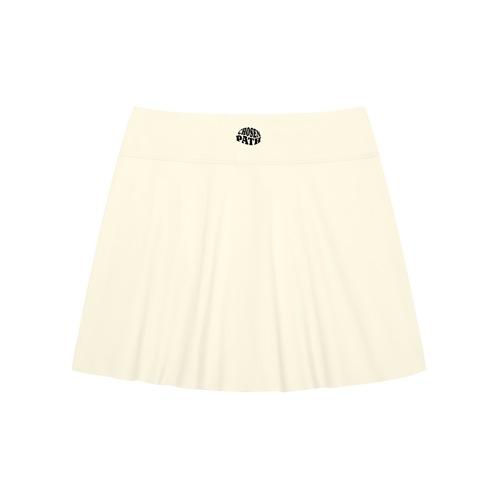 CHP Women's A-Line Contrast Panel Slit Skirt