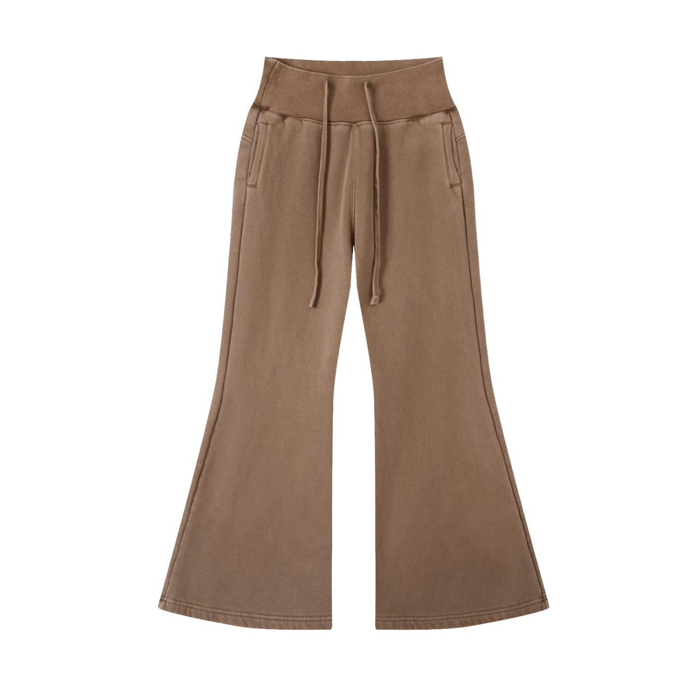 CHP-Vintage Washed Flared Fleece Pants