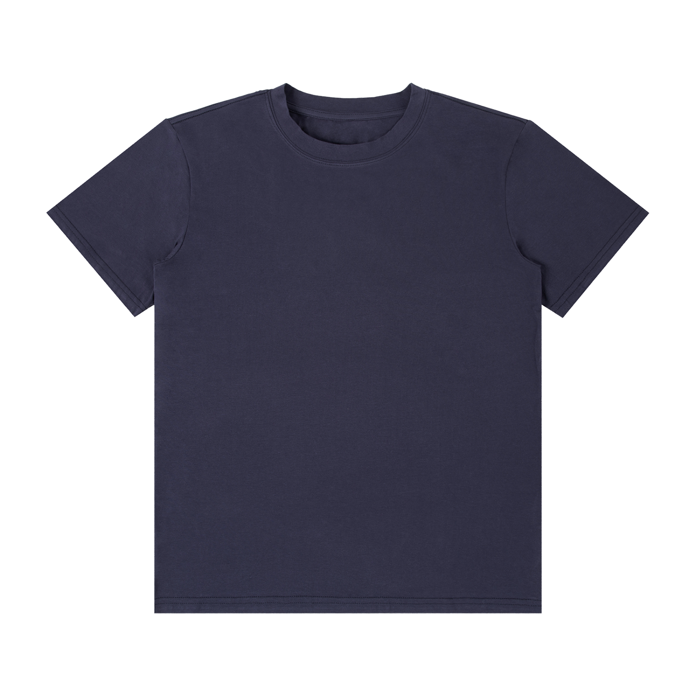 CHP-Plain Unisex Classic Crew Neck Cotton T-Shirt
