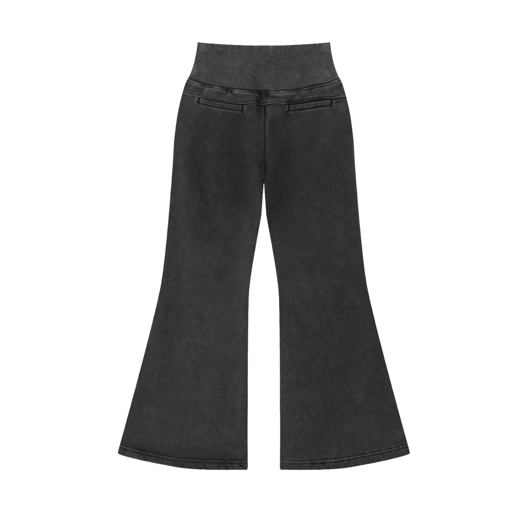 CHP-Vintage Washed Flared Fleece Pants