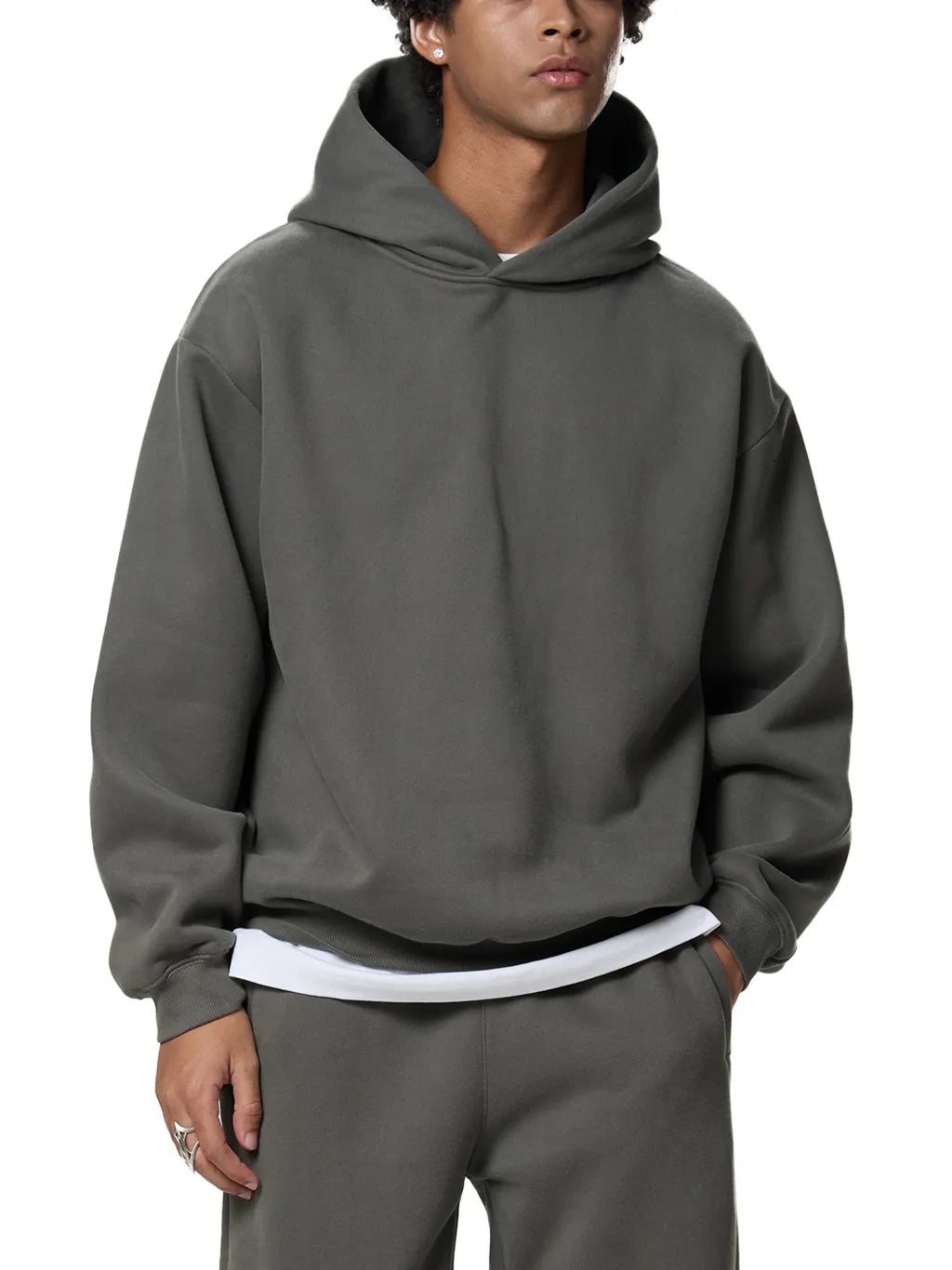 CHP- Fleeced Boxy Hoodie