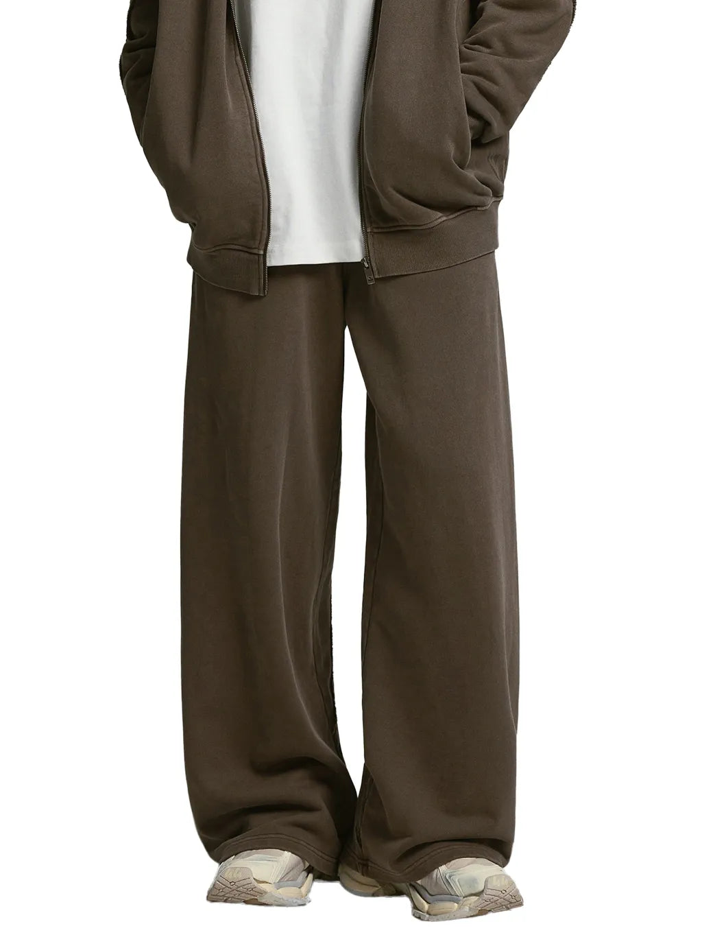 CHP- Snow Washed Tape Raw Edge Sweatpants